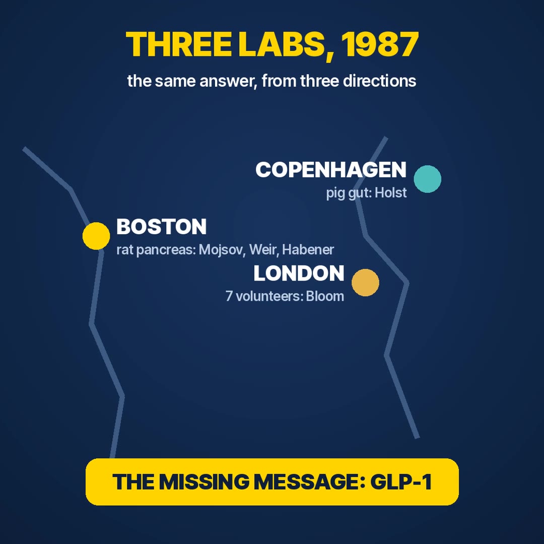 Explainer map: Boston, Copenhagen and London, 1987